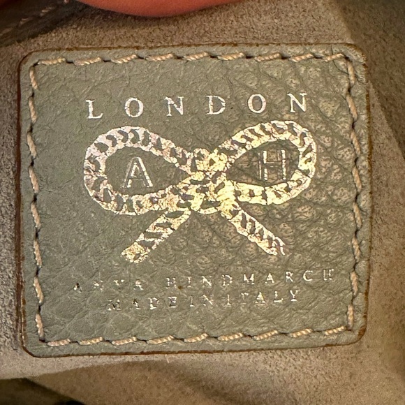 Anya Hindmarch Mint Green Leather Buckle Shoulder Bag - Picture 7 of 10